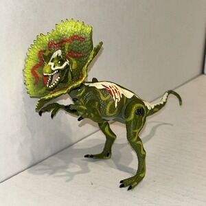 2000 Roaring Dilophosaurus 6" Venom Spitter‎ Hasbro Figure Jurassic Park 3 A4